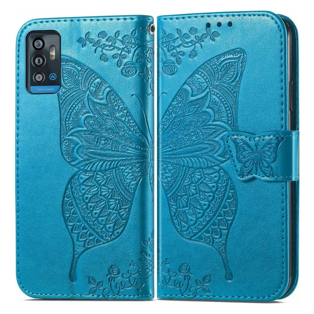König Design Hülle Handy Schutz für ZTE Blade A71 Case Flip Cover Tasche Etuis Bumper Neu (ZTE Blade A71)