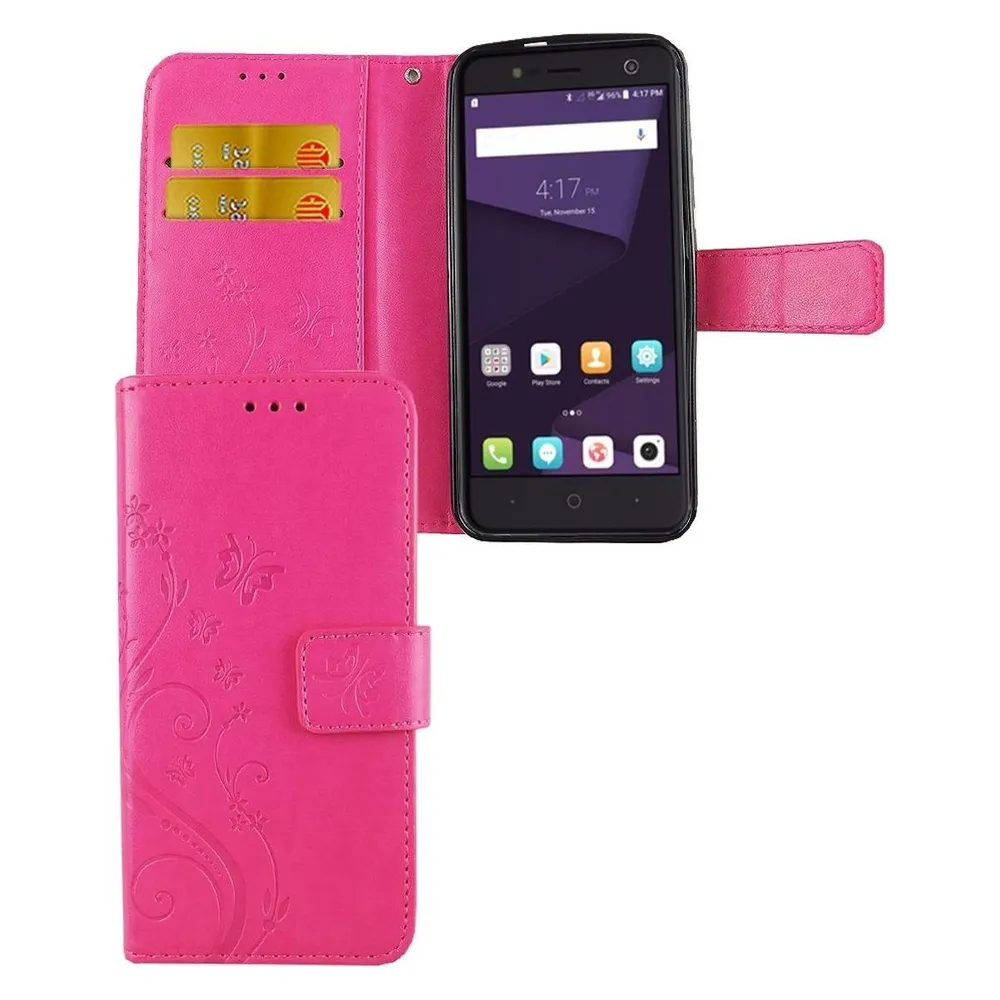 König Design Hülle Handy Schutz für ZTE Blade V8 Lite Case Cover Tasche Wallet Etui Bumper (ZTE Blade V8 Lite)