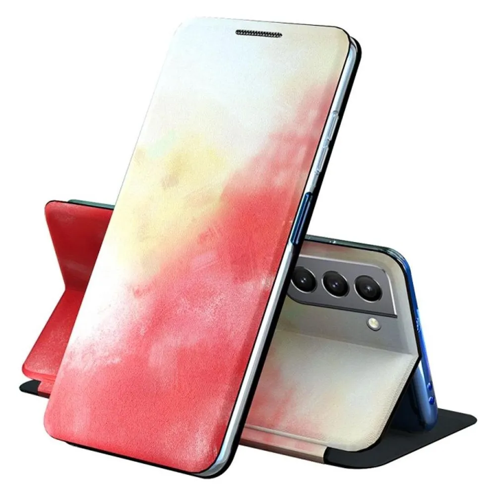 König Design Hülle Handy Schutz für Samsung Galaxy S21 FE Case Flip Cover Tasche Etui Bumper (Samsung Galaxy S21 FE)