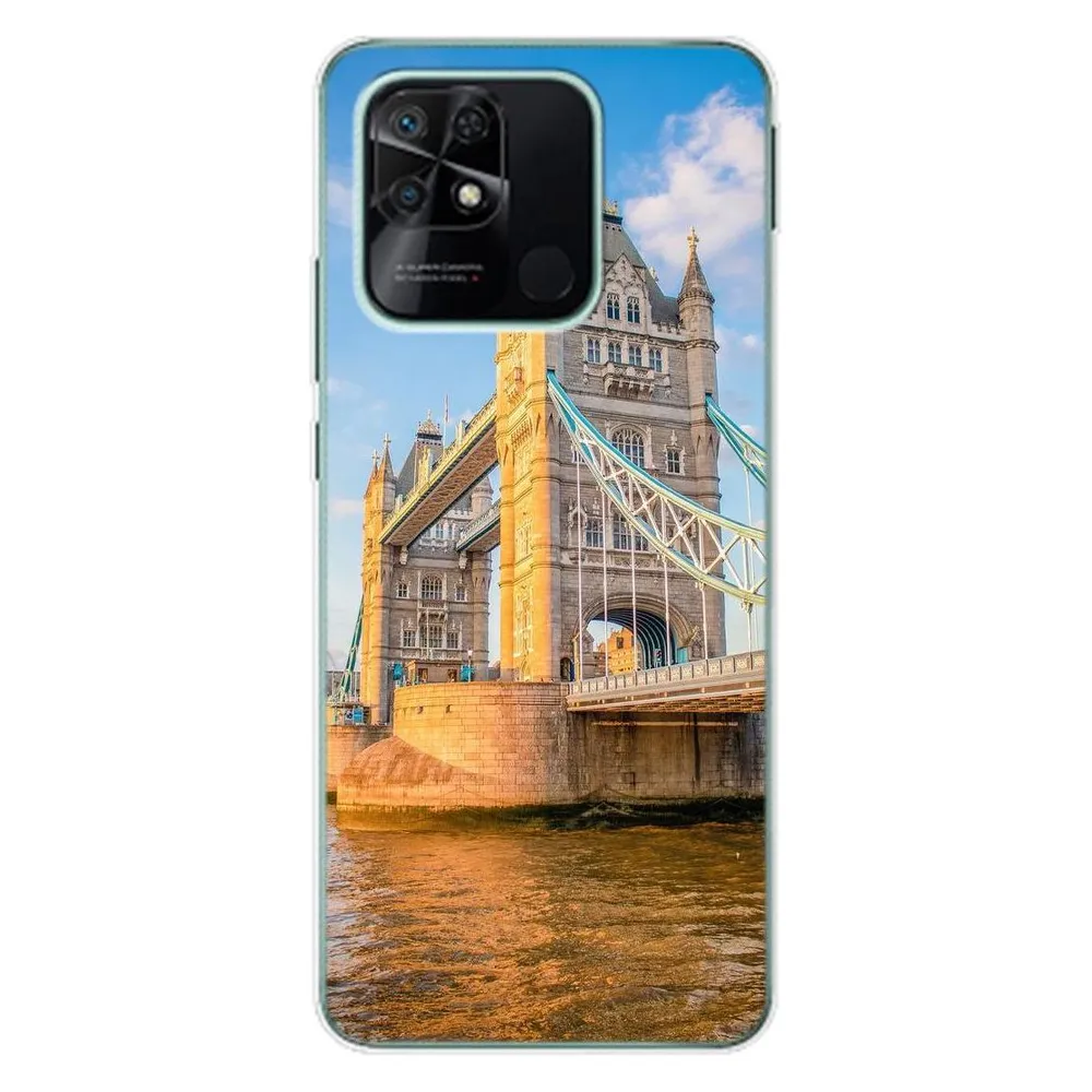 König Design Hülle Handy Schutz für Xiaomi Redmi 10C Case Cover Tasche Bumper Etuis TPU Neu (Xiaomi Redmi 10C)