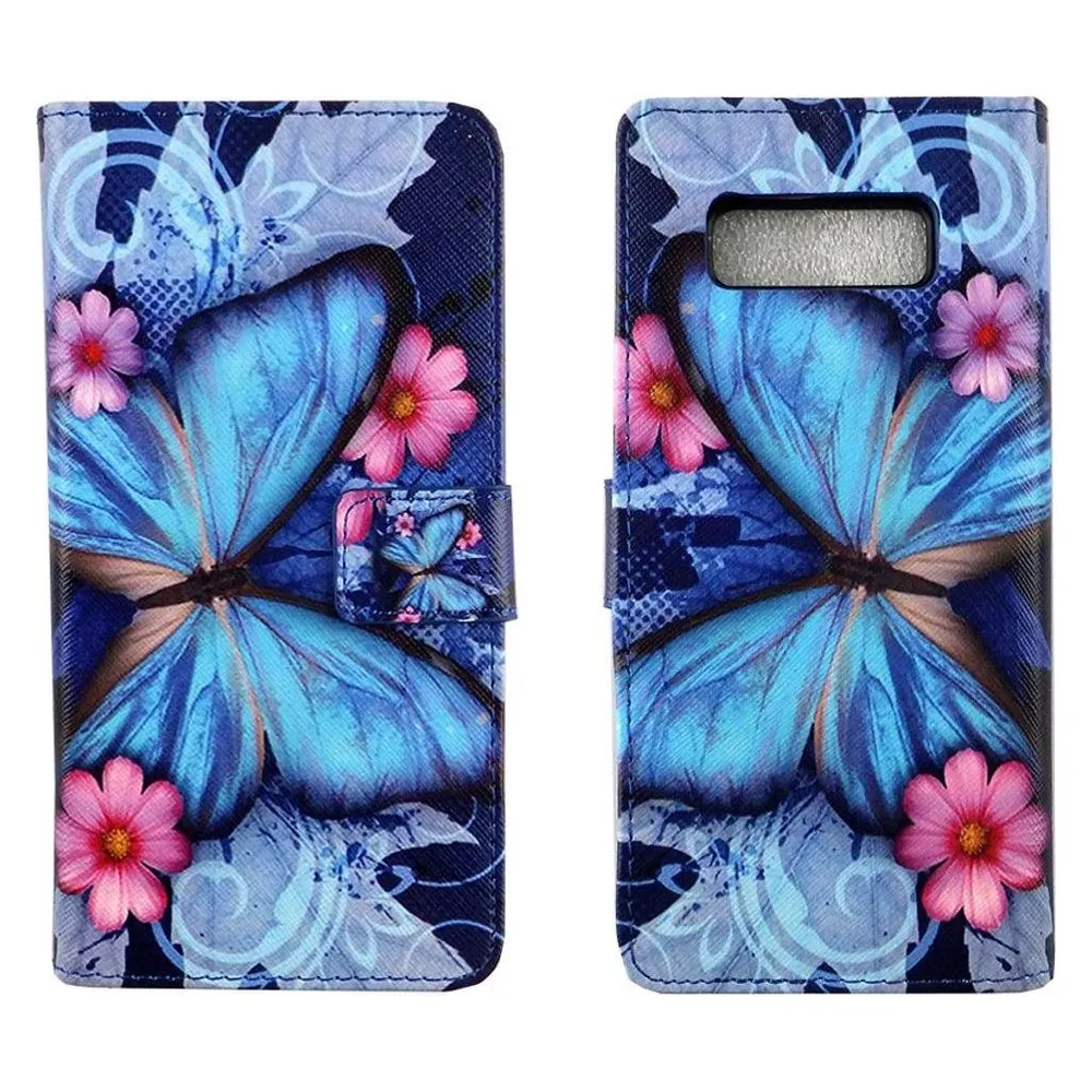 König Design Hülle Handy Schutz für Samsung Galaxy Note 8 Case Cover Tasche Wallet Etui Neu (Samsung Galaxy Note 8)
