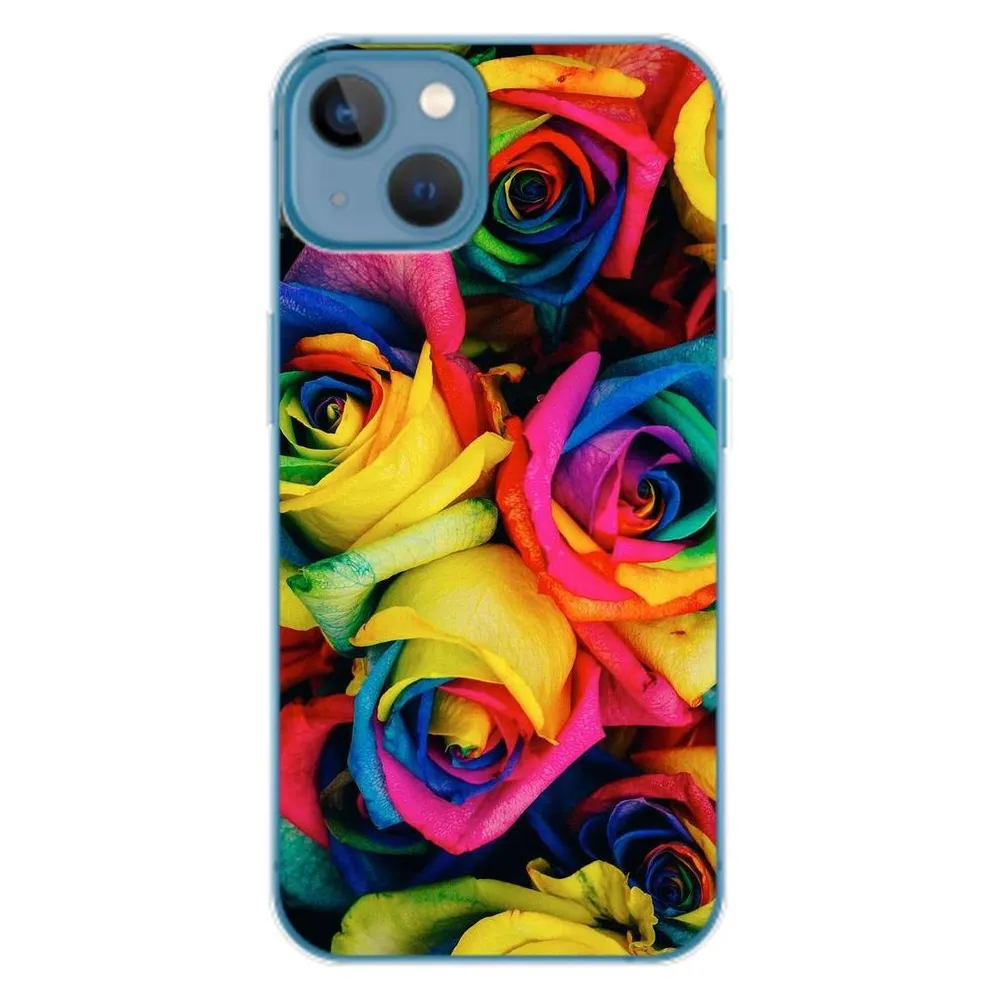 König Design Hülle Handy Schutz für Apple iPhone 14 Case Cover Tasche Bumper Etuis TPU Neu (Apple iPhone 14)