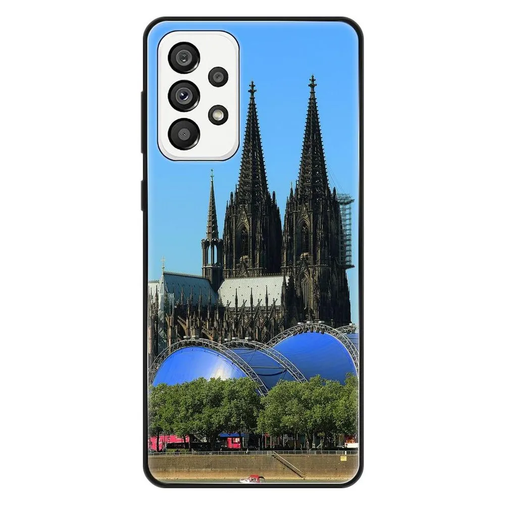 König Design Hülle Handy Schutz für Samsung Galaxy A73 5G Case Cover Tasche Bumper Etuis TPU (Samsung Galaxy A73 5G)