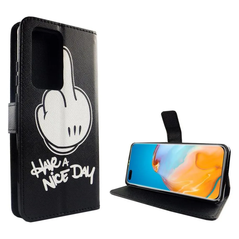 König Design Hülle Handy Schutz für Huawei P40 Pro Case Cover Tasche Wallet Etui Handyhülle (Huawei P40 Pro)
