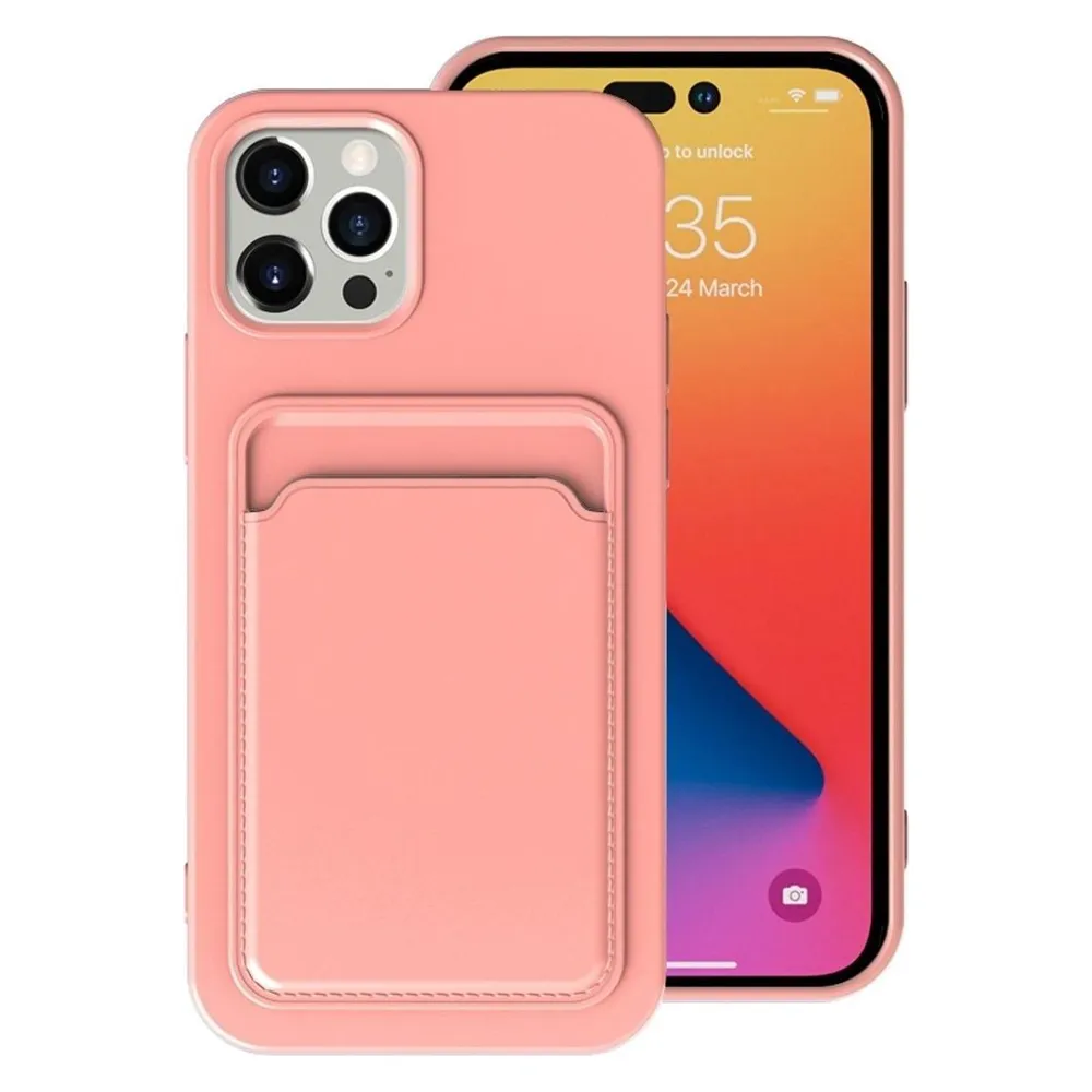 König Design Hülle Handy Schutz für Apple iPhone 14 Serie Case Cover Bumper Kartenfach Etuis (Apple iPhone 14 Pro)