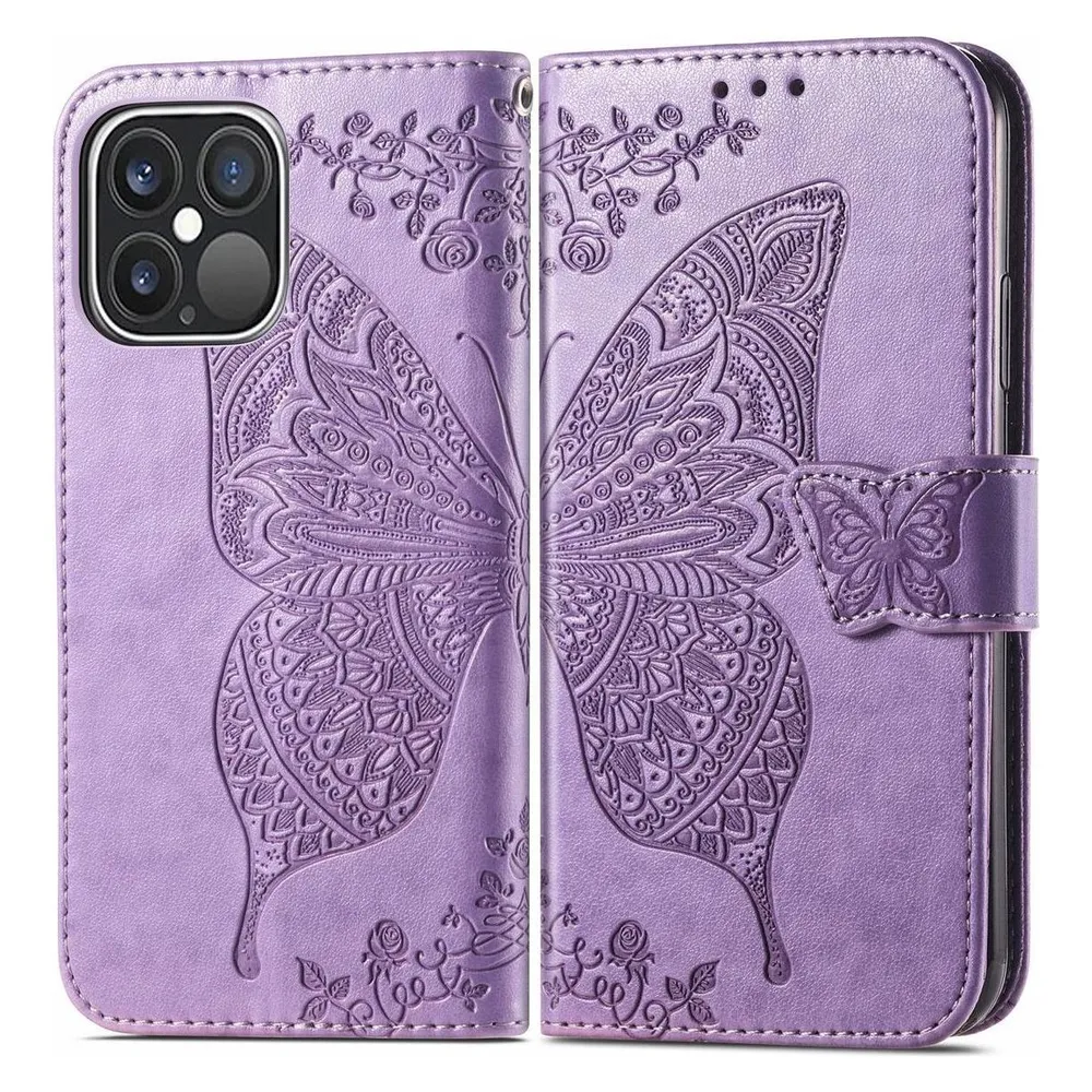 König Design Hülle Handy Schutz für Apple iPhone 13 Pro Case Cover Tasche Etui Bumper Violett (Apple iPhone 13 Pro)