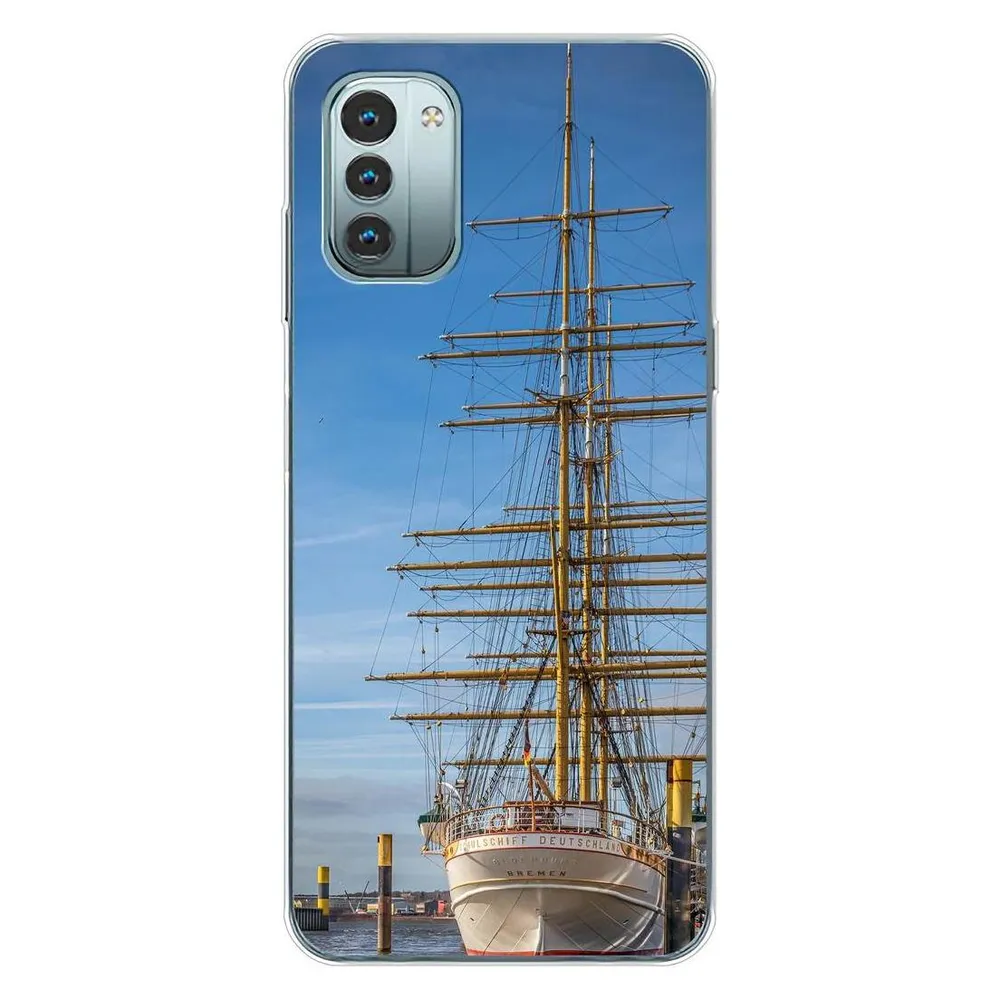 König Design Hülle Handy Schutz für Nokia G11 Case Cover Tasche Bumper Etuis Backcover TPU (Nokia G11)
