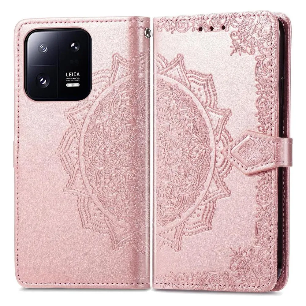 König Design Hülle Handy Schutz für Xiaomi 13 Case Cover Tasche Wallet Etuis Klapptasche Neu (Xiaomi 13)