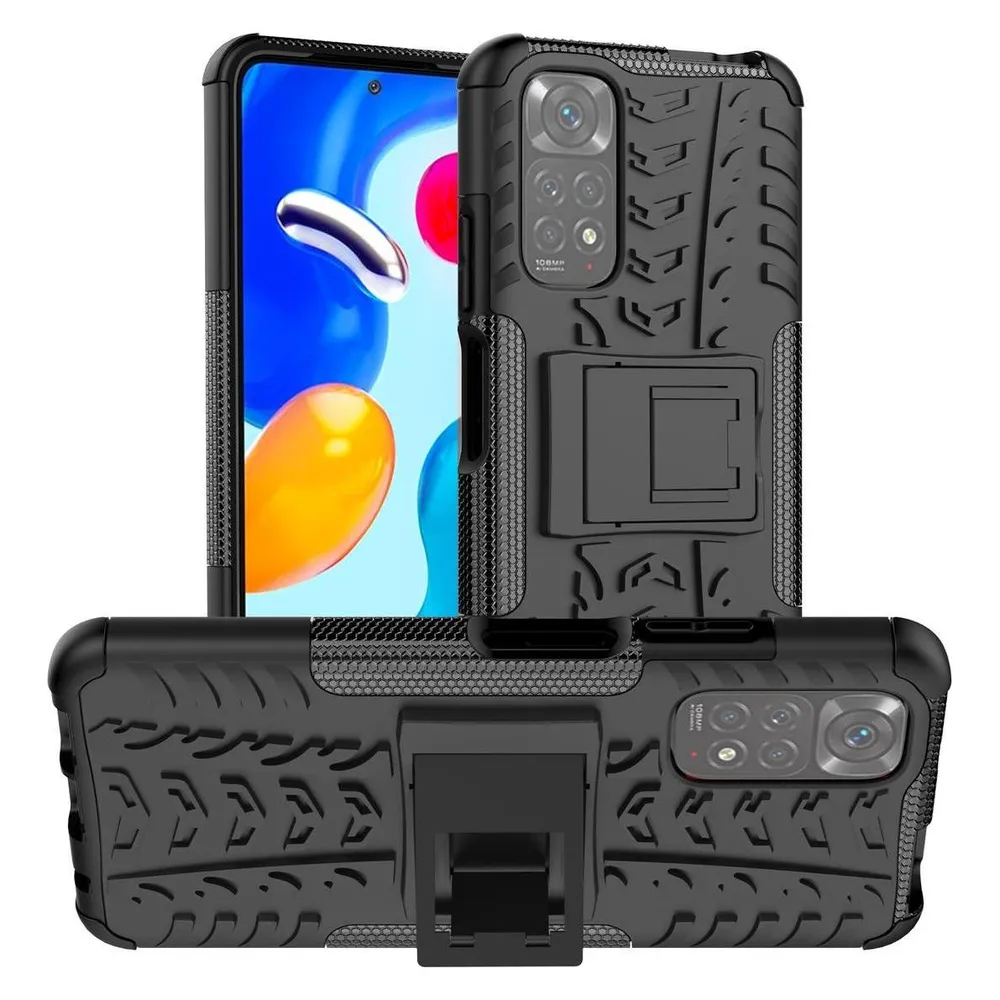 König Design Hülle Handy Schutz für Xiaomi Redmi Note 11 Case Cover Bumper Etuis Halter Neu (Xiaomi Redmi Note 11)