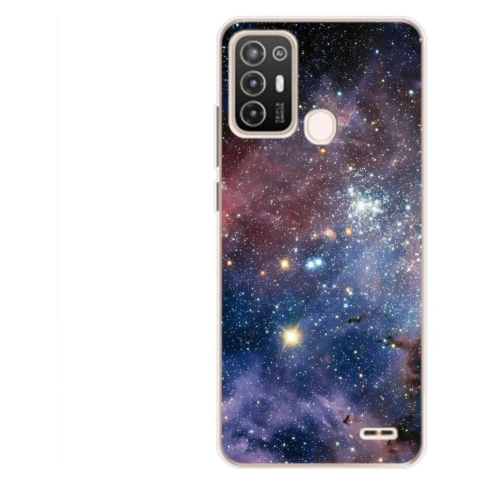 König Design Hülle Handy Schutz für ZTE Blade A52 Case Cover Tasche Bumper Etuis Backcover (ZTE Blade A52)