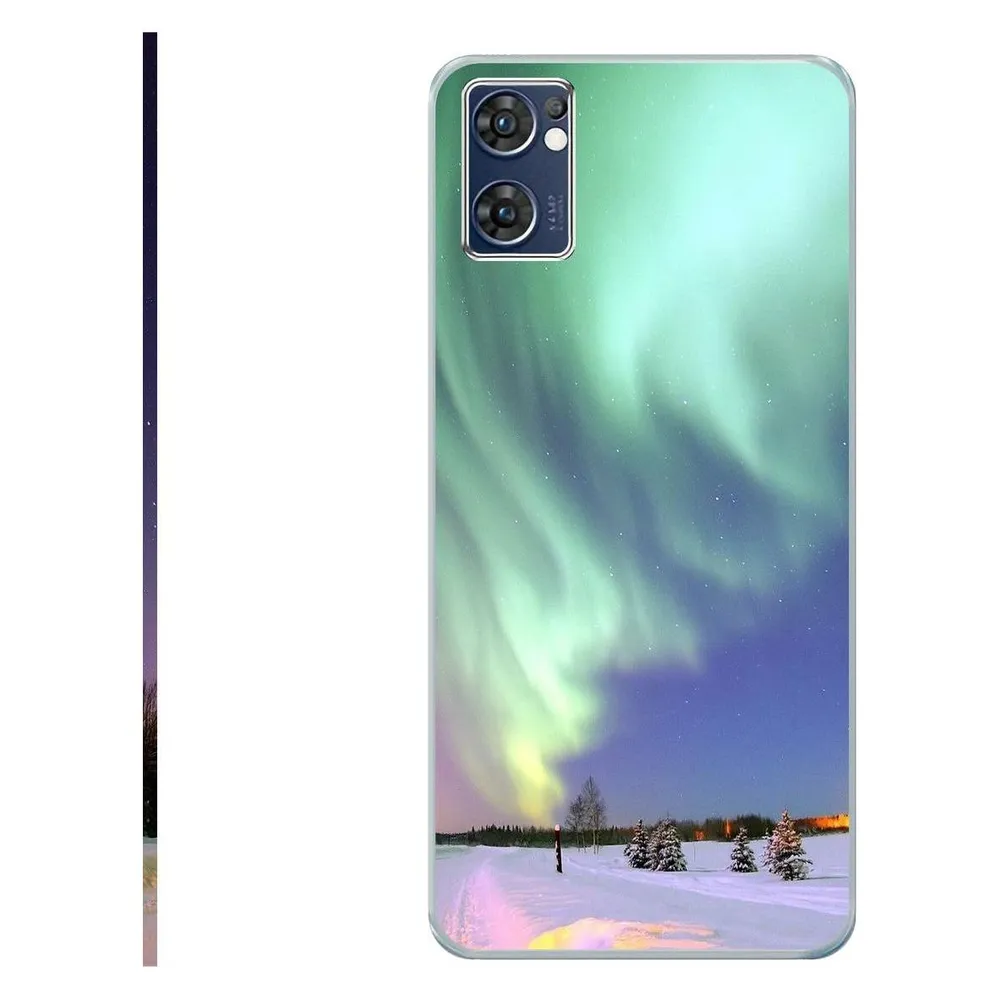 König Design Hülle Handy Schutz für Oppo Find X5 Lite Case Cover Tasche Bumper Etuis TPU Neu (Oppo Find X5 Lite)