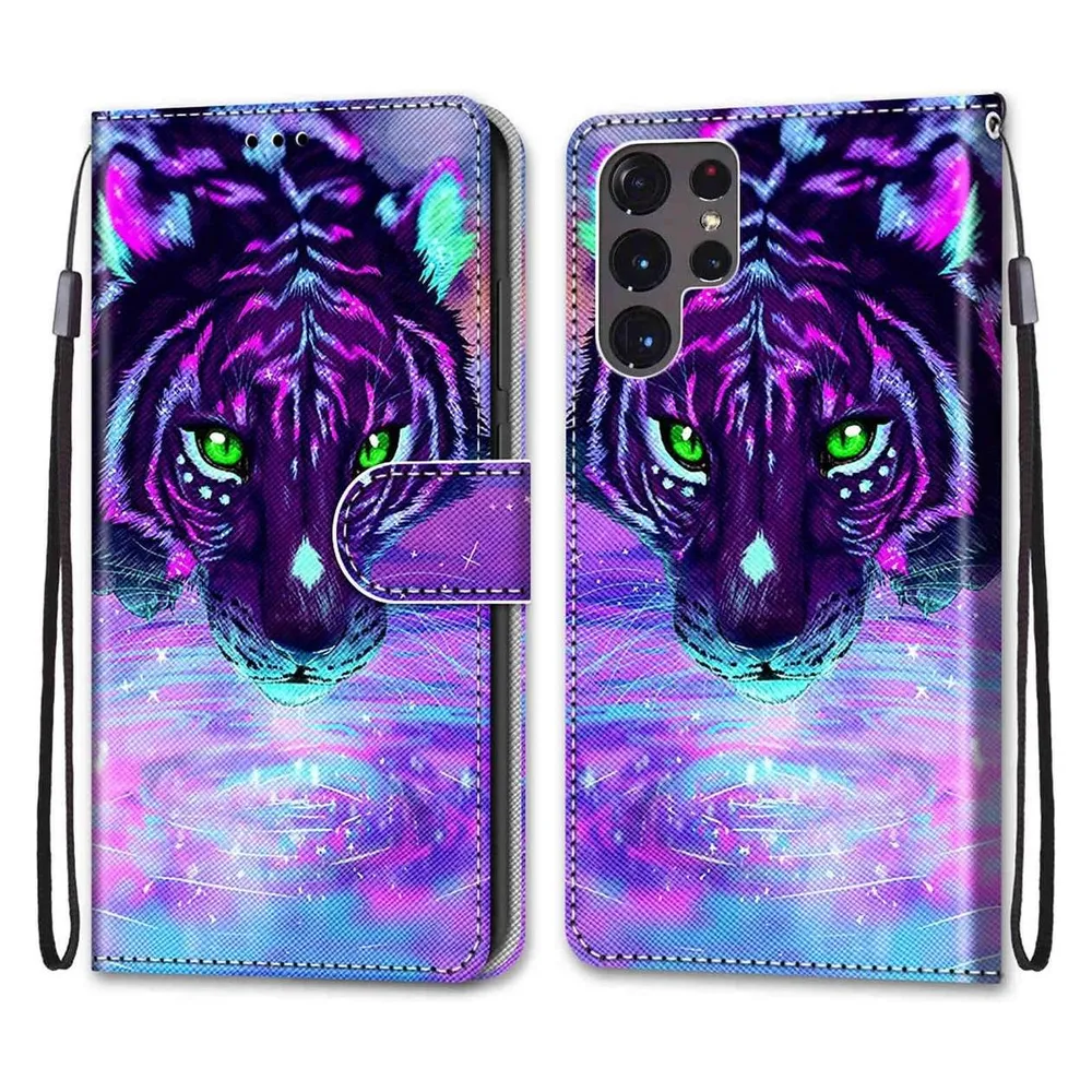 König Design Hülle Handy Schutz für Samsung Galaxy S22 Ultra 5G Case Flip Cover Tasche Etuis (Samsung Galaxy S22 Ultra 5G)