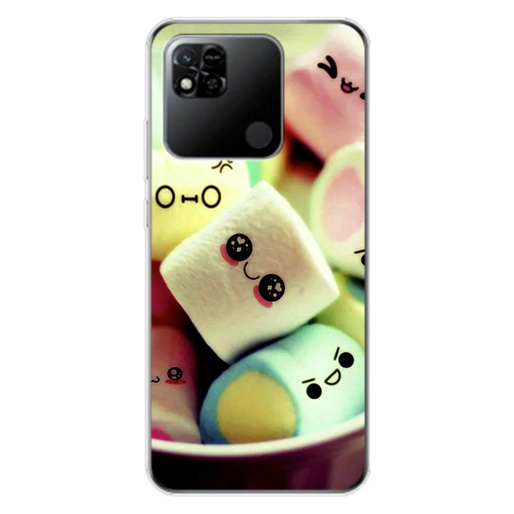 König Design Hülle Handy Schutz für Xiaomi Redmi 10A Case Cover Tasche Bumper Etuis TPU Neu (Xiaomi Redmi 10A)