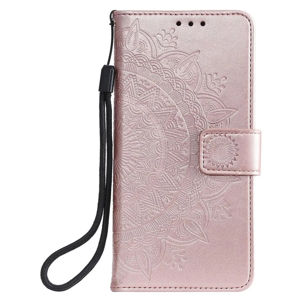 König Design Hülle Handy Schutz für Xiaomi Mi 11 Lite Case Flip Cover Tasche Etui Bumper Rosa (Xiaomi Mi 11 Lite)