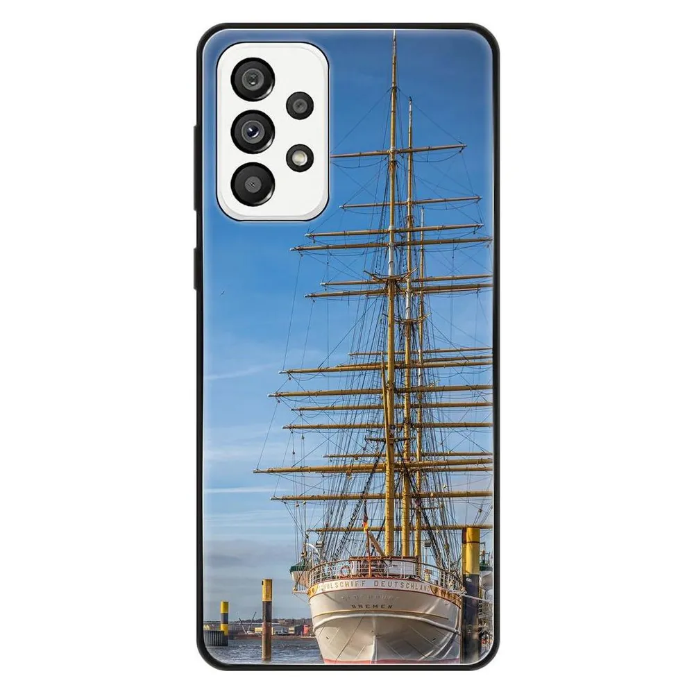 König Design Hülle Handy Schutz für Samsung Galaxy A73 5G Case Cover Tasche Bumper Etuis TPU (Samsung Galaxy A73 5G)
