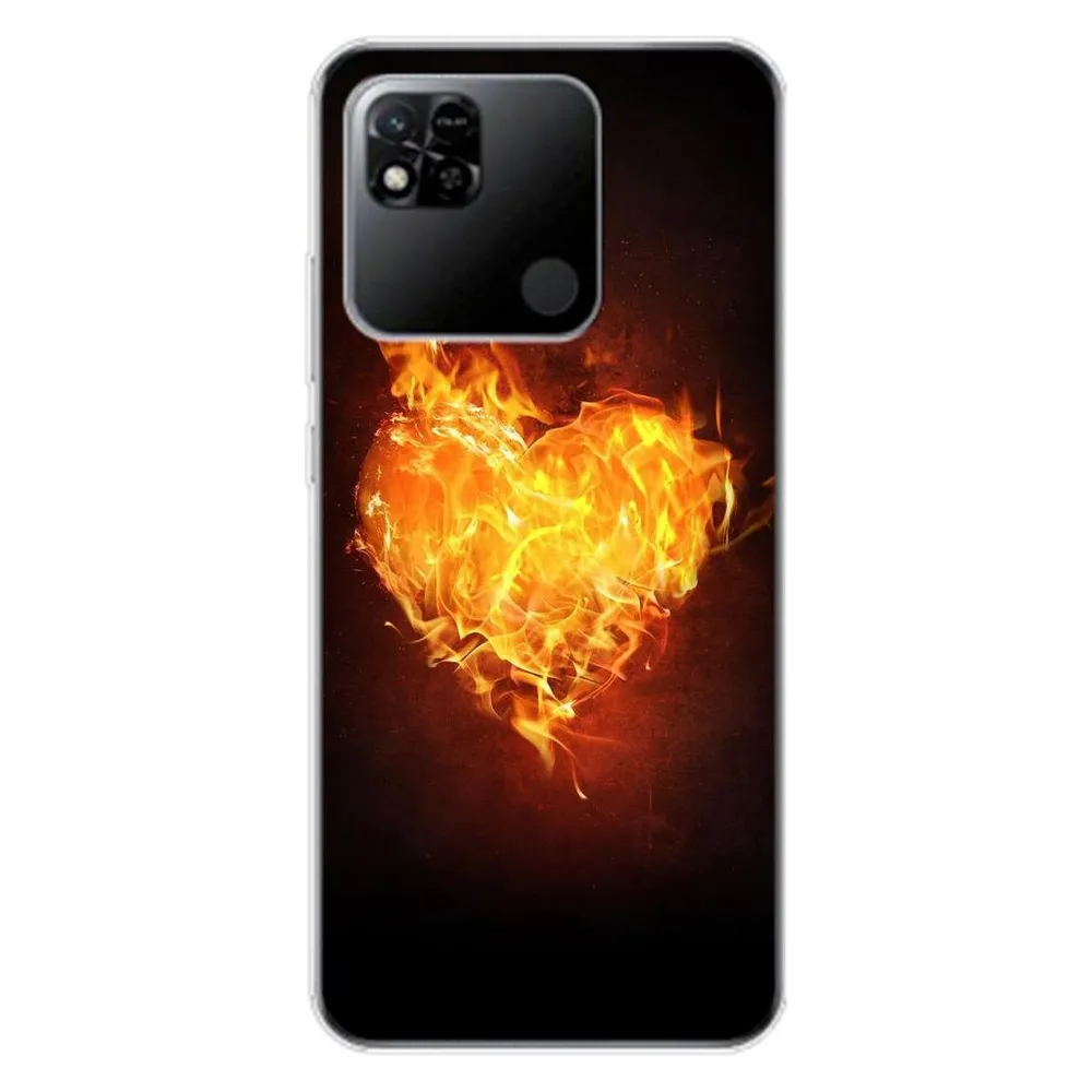 König Design Hülle Handy Schutz für Xiaomi Redmi 10A Case Cover Tasche Bumper Etuis TPU Neu (Xiaomi Redmi 10A)