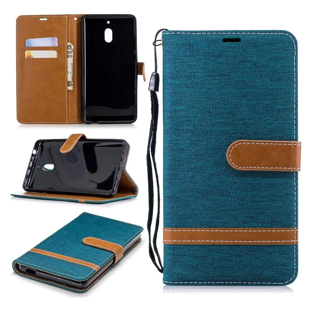 König Design Hülle Handy Schutz für Nokia 2.1 Case Cover Tasche Wallet Etui Handyhülle Bumper (Nokia 2.1)