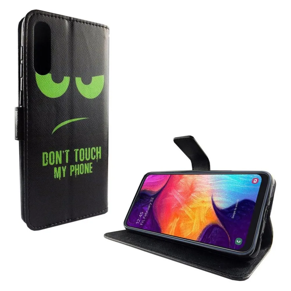 König Design Hülle Handy Schutz für Samsung Galaxy A50 Case Cover Tasche Wallet Etui Bumper (Samsung Galaxy A50)