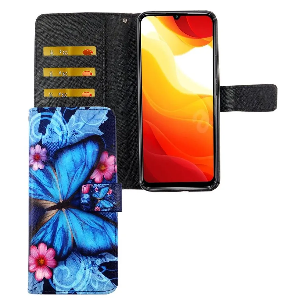 König Design Hülle Handy Schutz für Xiaomi Mi 10 Lite 5G Case Cover Tasche Wallet Etui Bumper (Xiaomi Mi 10 Lite 5G)