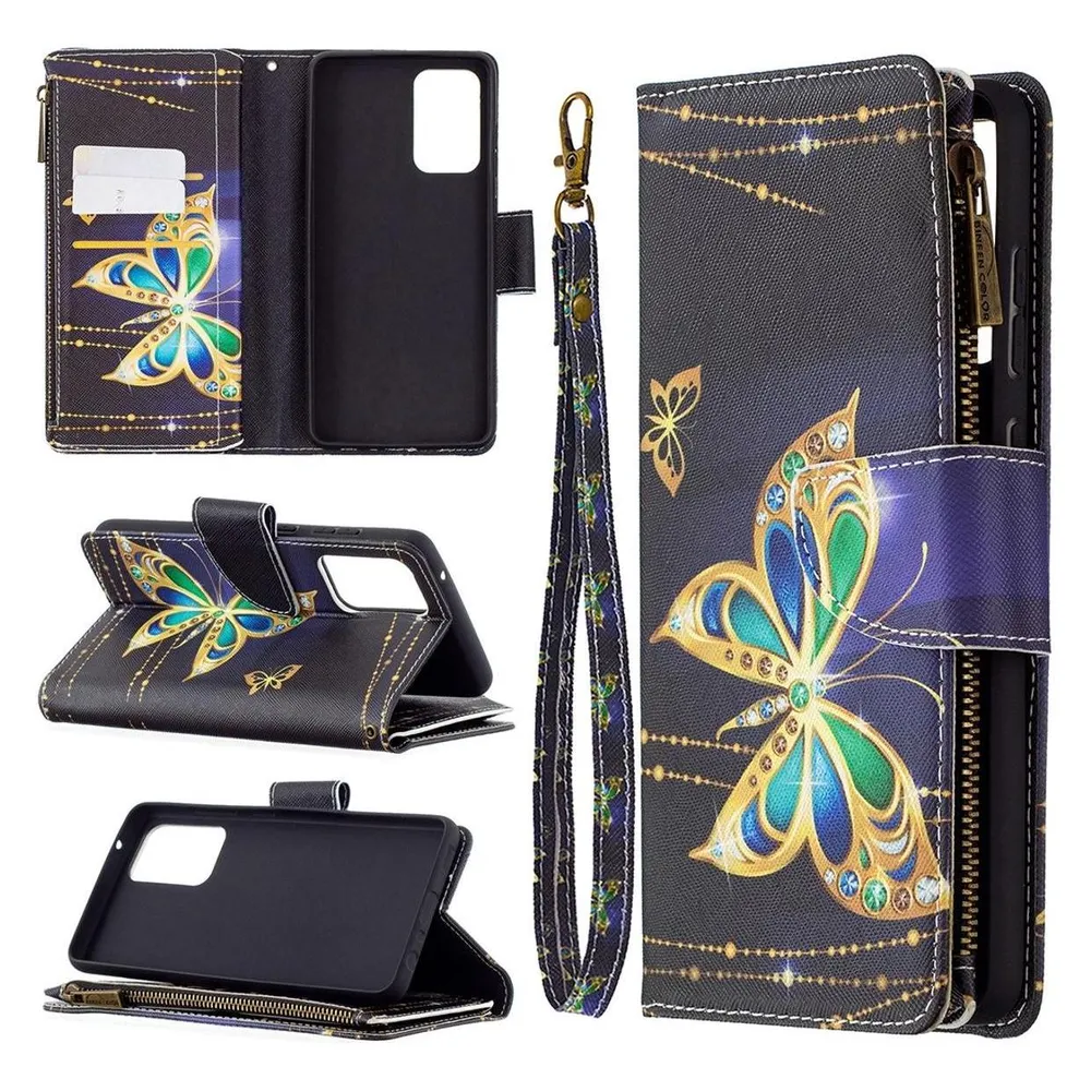 König Design Hülle Handy Schutz für Samsung Galaxy A72 5G Case Flip Cover Tasche Etui Schwarz (Samsung Galaxy A72 5G)