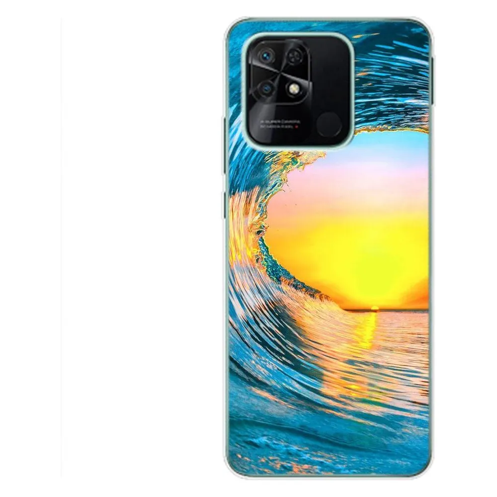 König Design Hülle Handy Schutz für Xiaomi Redmi 10C Case Cover Tasche Bumper Etuis TPU Neu (Xiaomi Redmi 10C)