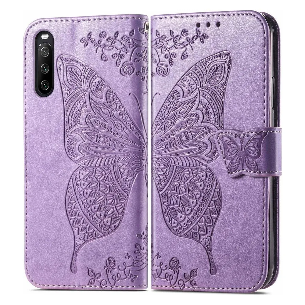 König Design Hülle Handy Schutz für Sony Xperia 10 III Case Flip Cover Tasche Etuis Bumper (Sony Xperia 10 III)