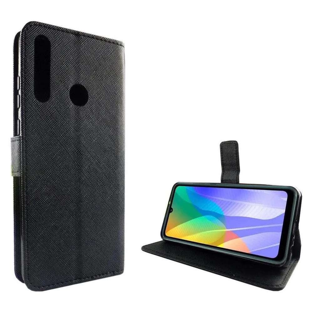 König Design Hülle Handy Schutz für Huawei Y6p Case Cover Tasche Wallet Etui Handyhülle Neu (Huawei Y6p)