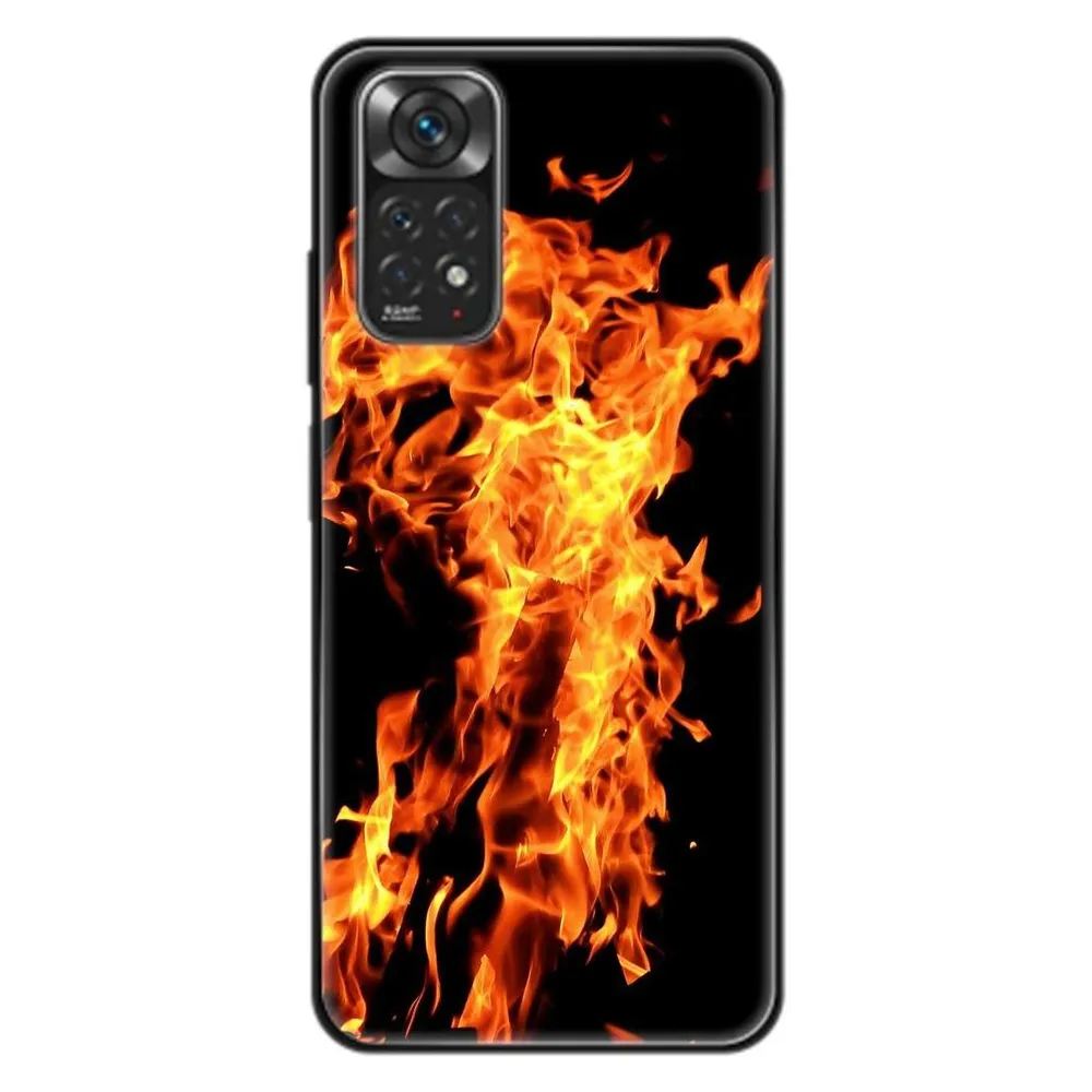König Design Hülle Handy Schutz für Xiaomi Redmi Note 11 Case Cover Tasche Bumper Etuis TPU (Xiaomi Redmi Note 11)