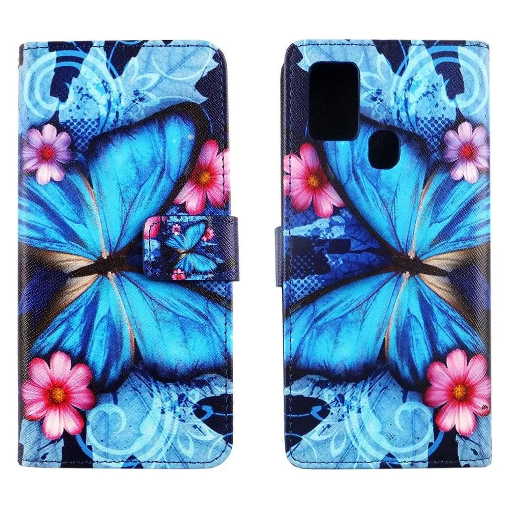 König Design Hülle Handy Schutz für Samsung Galaxy A21s Case Cover Tasche Wallet Etui Bumper (Samsung Galaxy A21s)