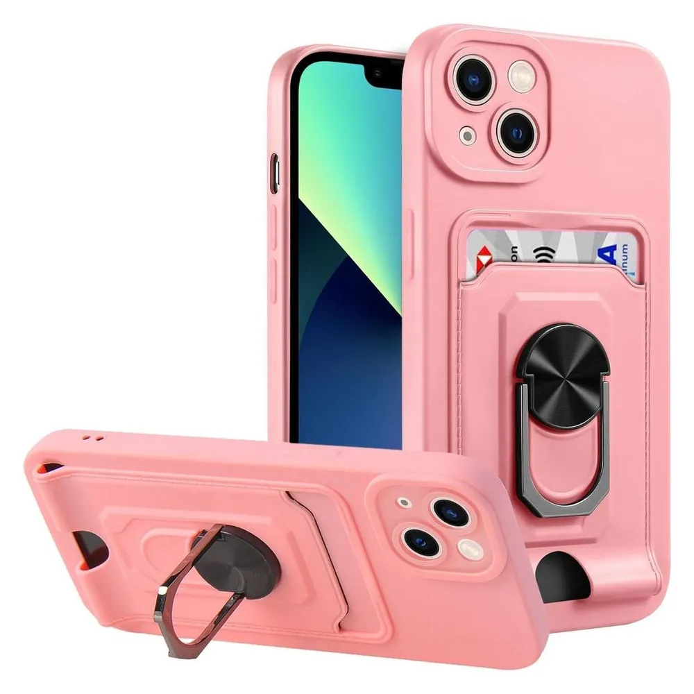 König Design Hülle Handy Schutz für Apple iPhone 14 Serie Case Cover Tasche Etuis Kartenfach (Apple iPhone 14 Plus)