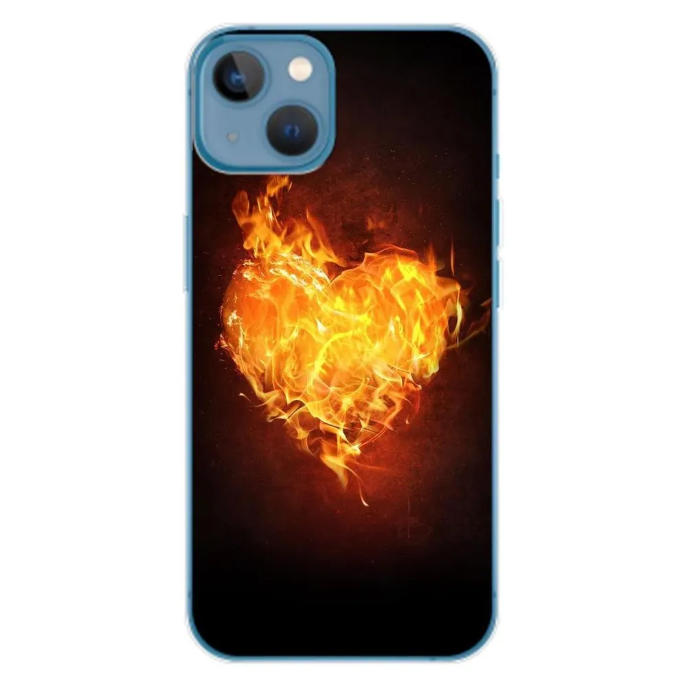 König Design Hülle Handy Schutz für Apple iPhone 14 Case Cover Tasche Bumper Etuis TPU Neu (Apple iPhone 14)