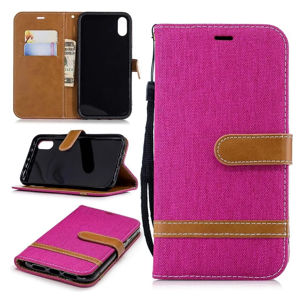 König Design Hülle Handy Schutz für Apple iPhone XR Case Cover Tasche Wallet Etui Handyhülle (Apple iPhone XR)