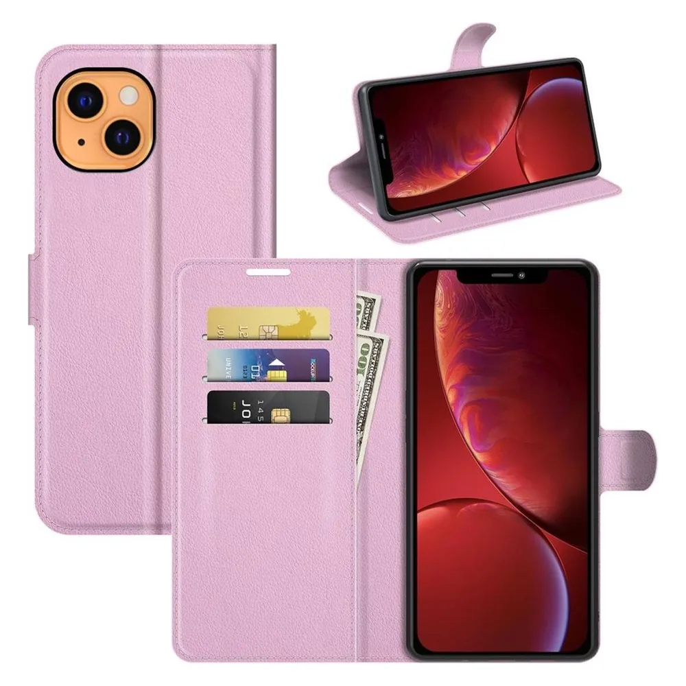 König Design Hülle Handy Schutz für Apple iPhone 13 mini Case Cover Tasche Etuis Bumper Rosa (Apple iPhone 13 mini)