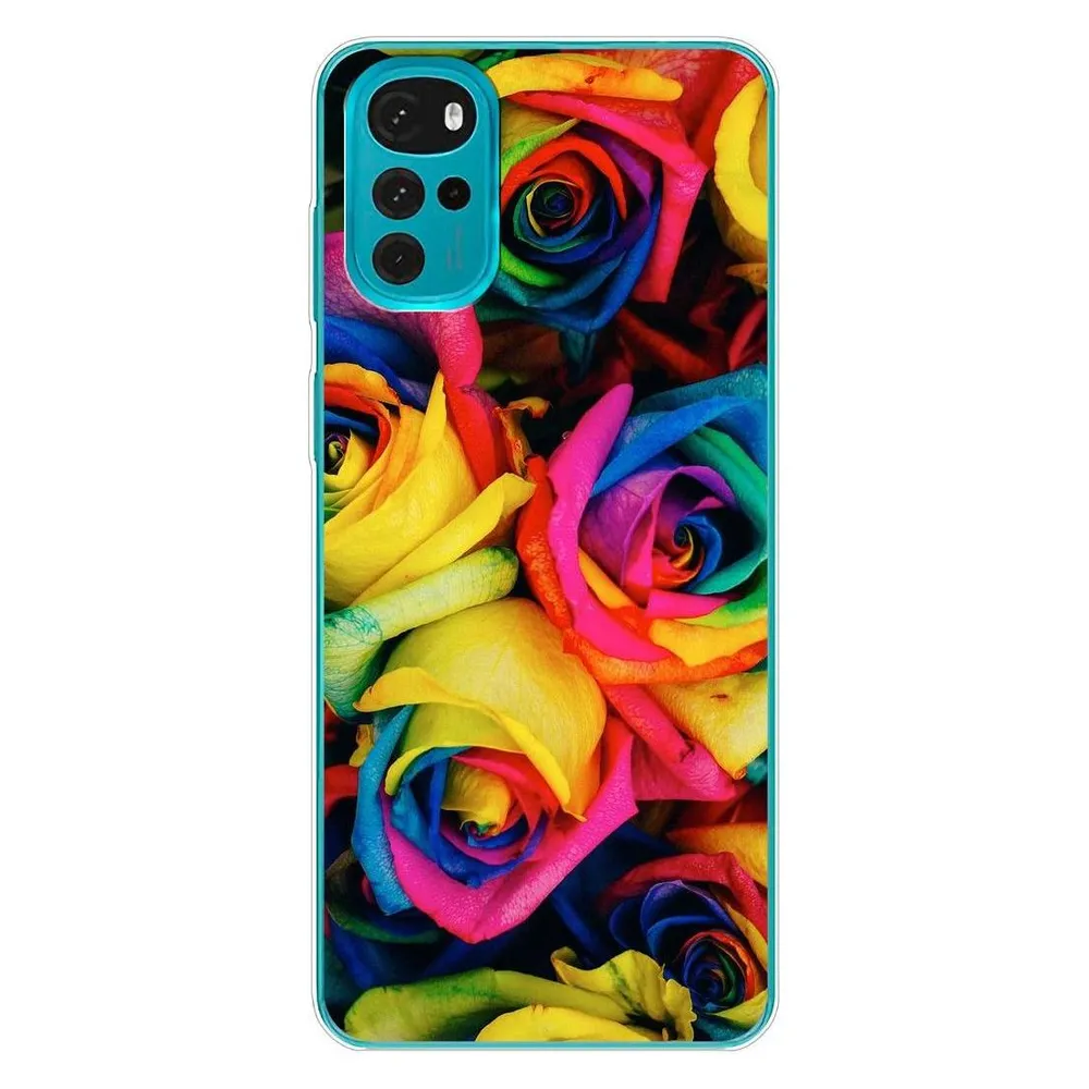 König Design Hülle Handy Schutz für Motorola Moto G22 Case Cover Tasche Bumper Etuis TPU Neu (Motorola Moto G22)