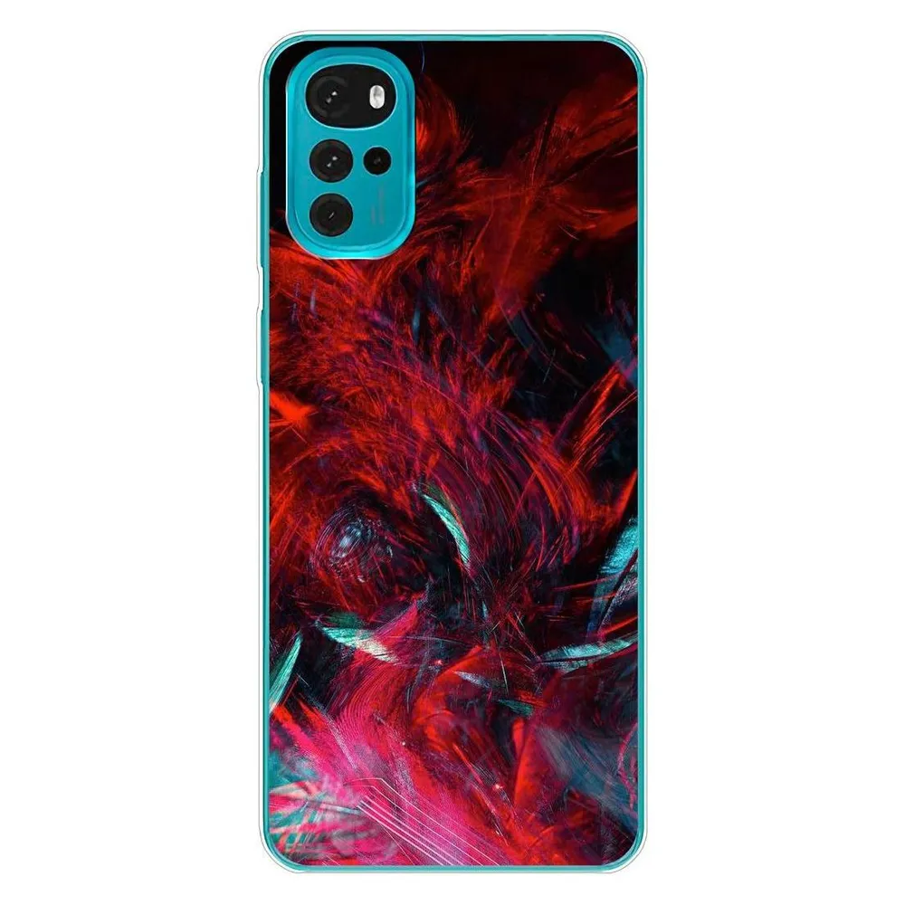 König Design Hülle Handy Schutz für Motorola Moto G22 Case Cover Tasche Bumper Etuis TPU Neu (Motorola Moto G22)