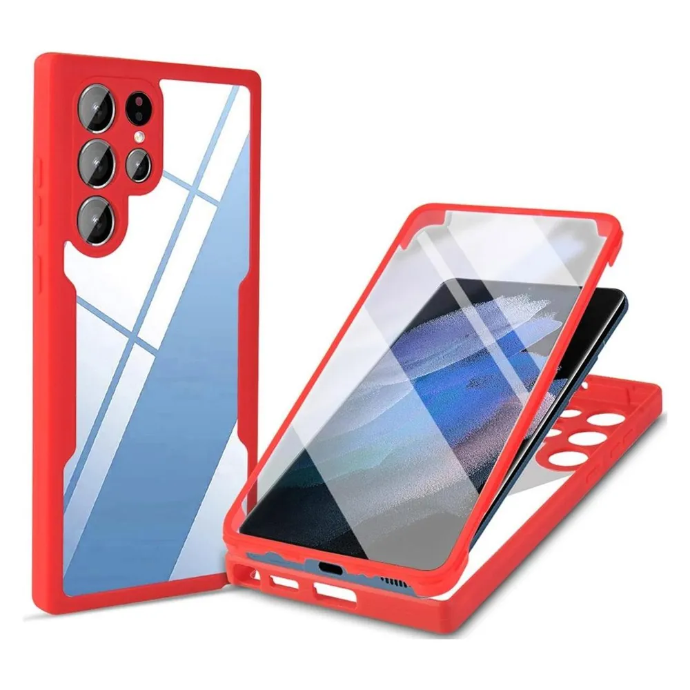König Design Hülle Handy Schutz für Samsung Galaxy S22 Ultra 5G Case Full Cover Tasche Bumper (Samsung Galaxy S22 Ultra 5G)