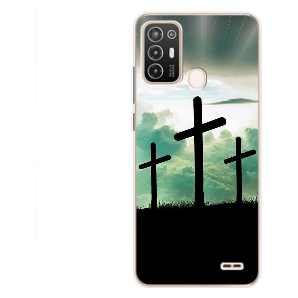 König Design Hülle Handy Schutz für ZTE Blade A52 Case Cover Tasche Bumper Etuis Backcover (ZTE Blade A52)