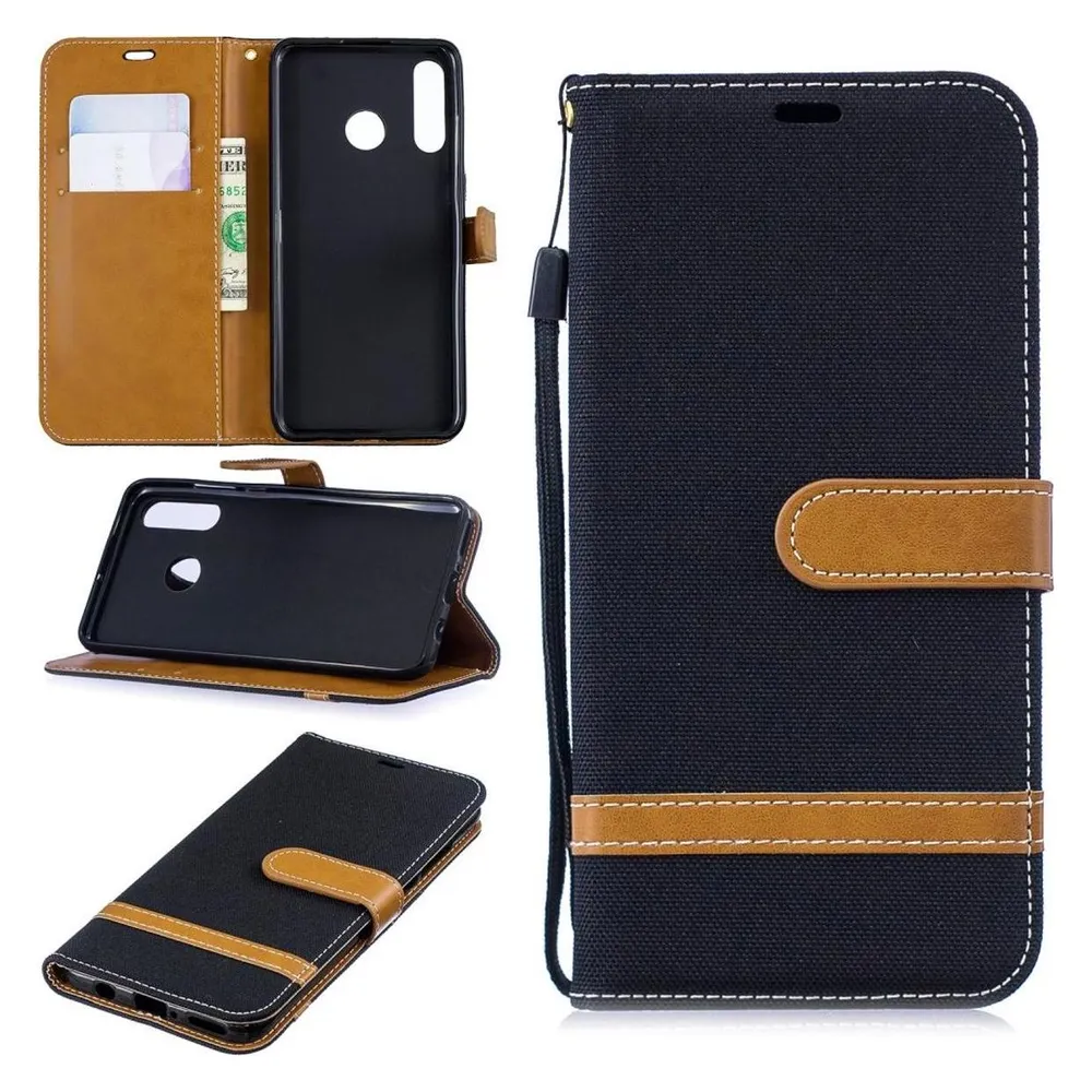 König Design Hülle Handy Schutz für Huawei P30 Lite Case Cover Tasche Wallet Etui Handyhülle (Huawei P30 Lite)