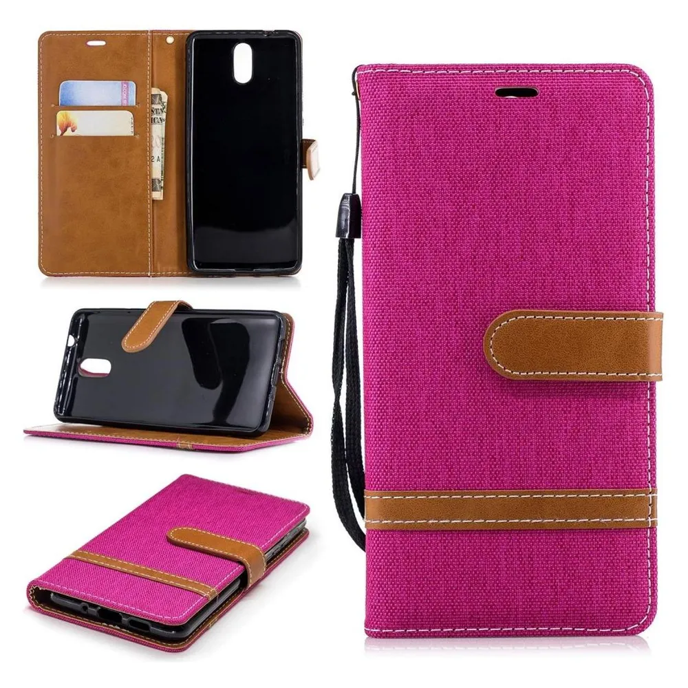 König Design Hülle Handy Schutz für Nokia 3.1 Case Cover Tasche Wallet Etui Handyhülle Bumper (Nokia 3.1)