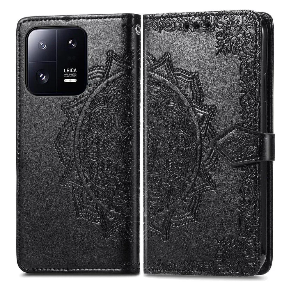 König Design Hülle Handy Schutz für Xiaomi 13 Case Cover Tasche Wallet Etuis Klapptasche Neu (Xiaomi 13)