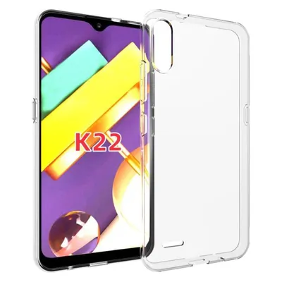 König Design LG K22 durchsichtige Handyhülle Schutzcase Cover Etui Bumper Transparent Neu