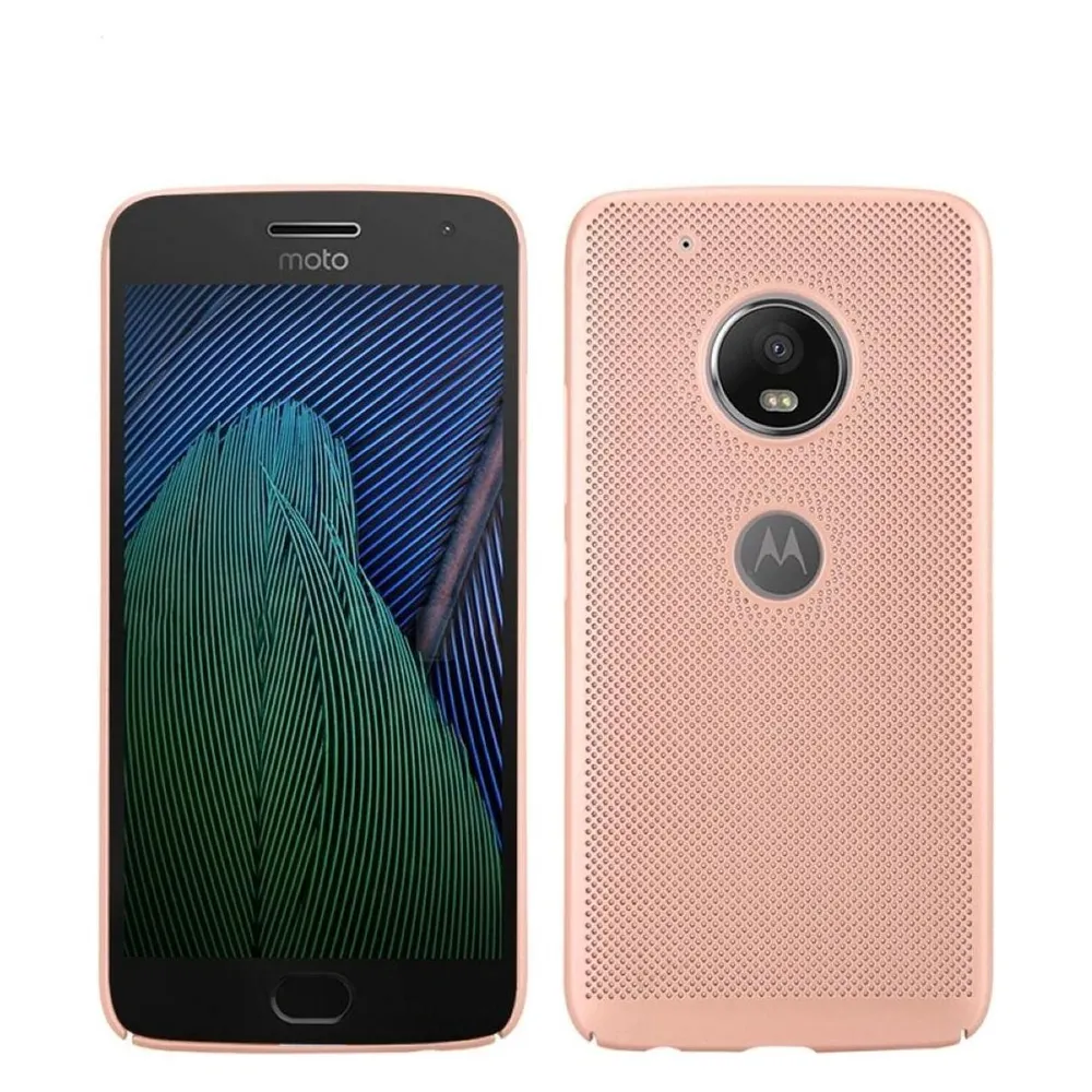 König Design Motorola Moto G4 Hülle Case Handy Cover Schutz Tasche Schutzhülle Bumper Rosa