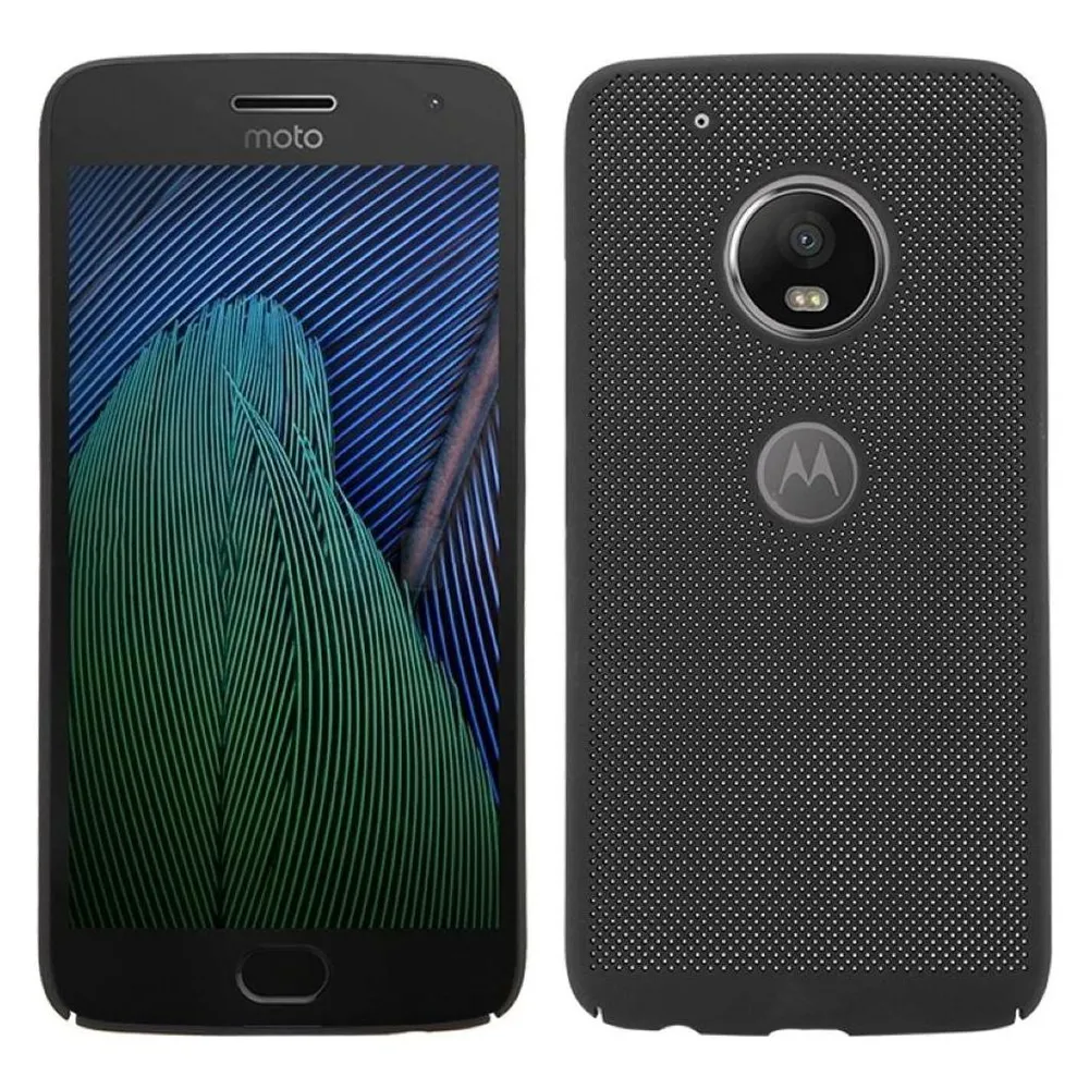 König Design Motorola Moto G4 Play Hülle Case Handy Cover Schutz Tasche Schutzhülle Schwarz