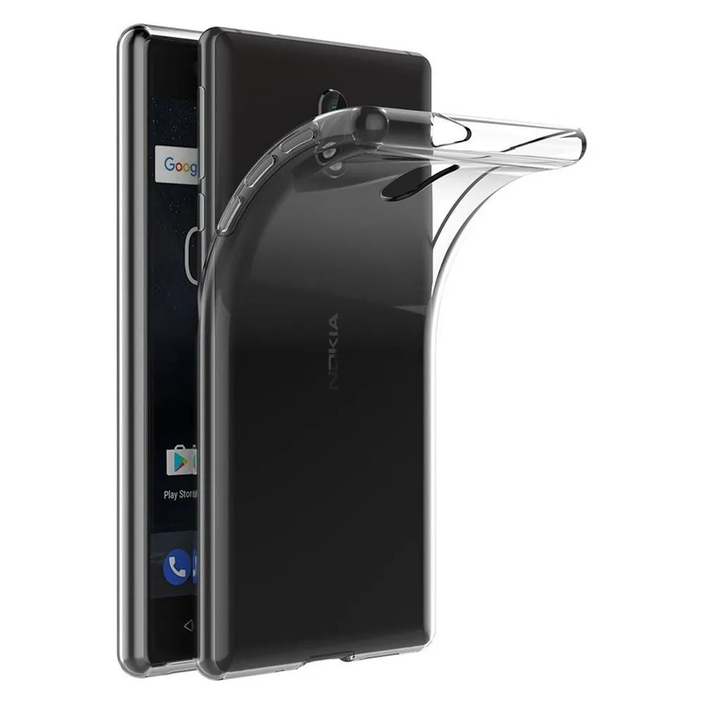 König Design Nokia 3 Hülle Transparent Silikon Case durchsichtige Handyhülle