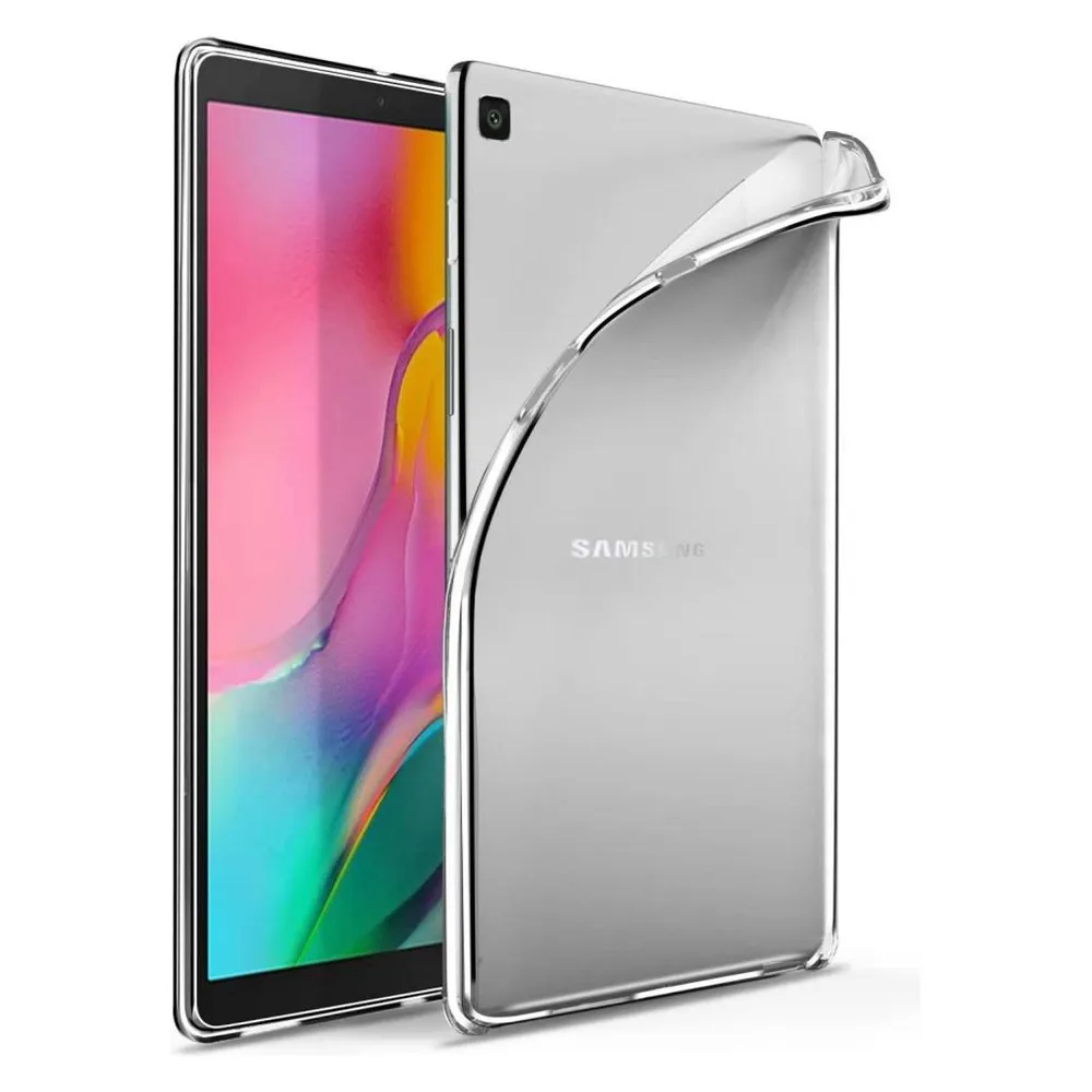 König Design Samsung Galaxy Tab A7 durchsichtige Tablethülle Schutzcase Cover Transparent Neu