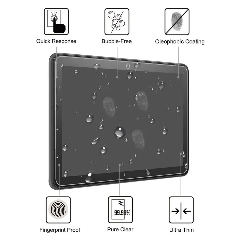 König Design Schutz Glas für Tablet Amazon Fire HD 8 Plus (2020) Panzerfolie Echtglas 9H Neu