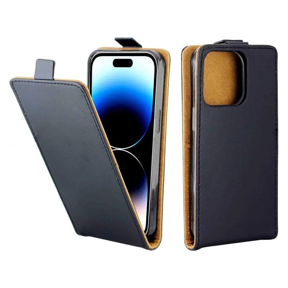 König Design Schutz Handy Hülle für Apple iPhone 15 Pro Flip Case Cover Klapp Tasche Etuis