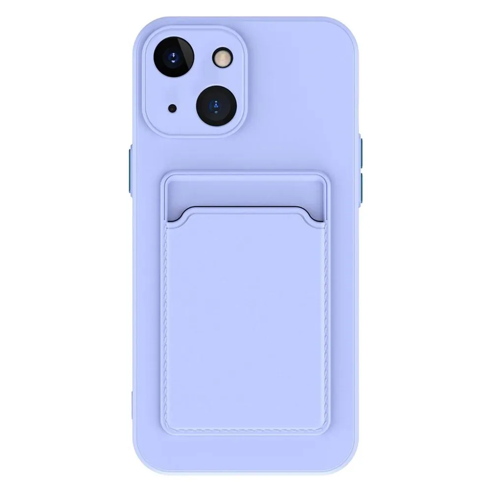 König Design Schutz Handy Hülle für Apple iPhone 15 Case Back Cover Etuis Bumper Kartenfach (Apple iPhone 15)