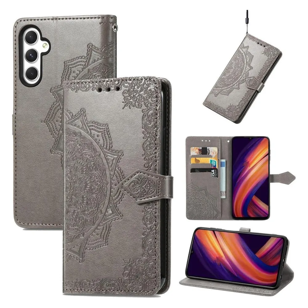König Design Schutz Handy Hülle für Samsung Galaxy A25 5G Case Cover Tasche Wallet Etuis Neu (Samsung Galaxy A25 5G)