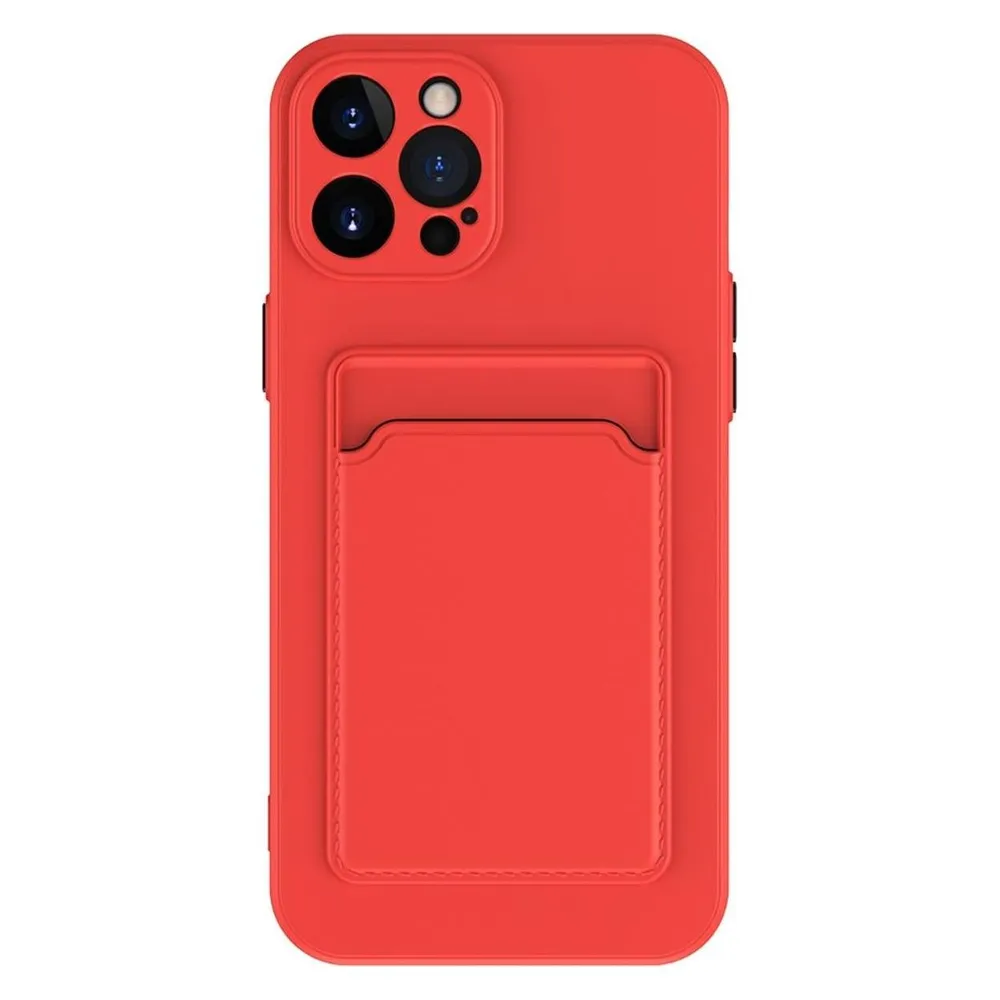 König Design Schutz Handy Hülle für Apple iPhone 15 Pro Case Cover Etuis Bumper Kartenfach (Apple iPhone 15 Pro)